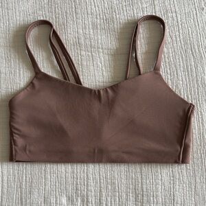 all in motion sports bra in dusty pink/ clay / S